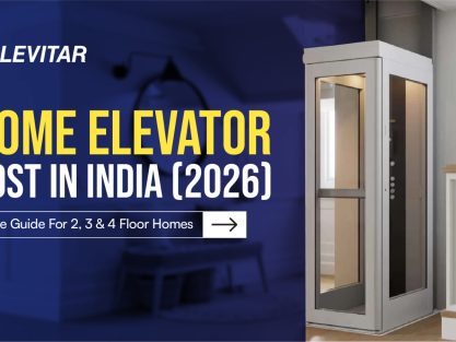 home lift cost india Modern home elevator installed in an Indian house with the latest 2026 home lift cost and pricing guide